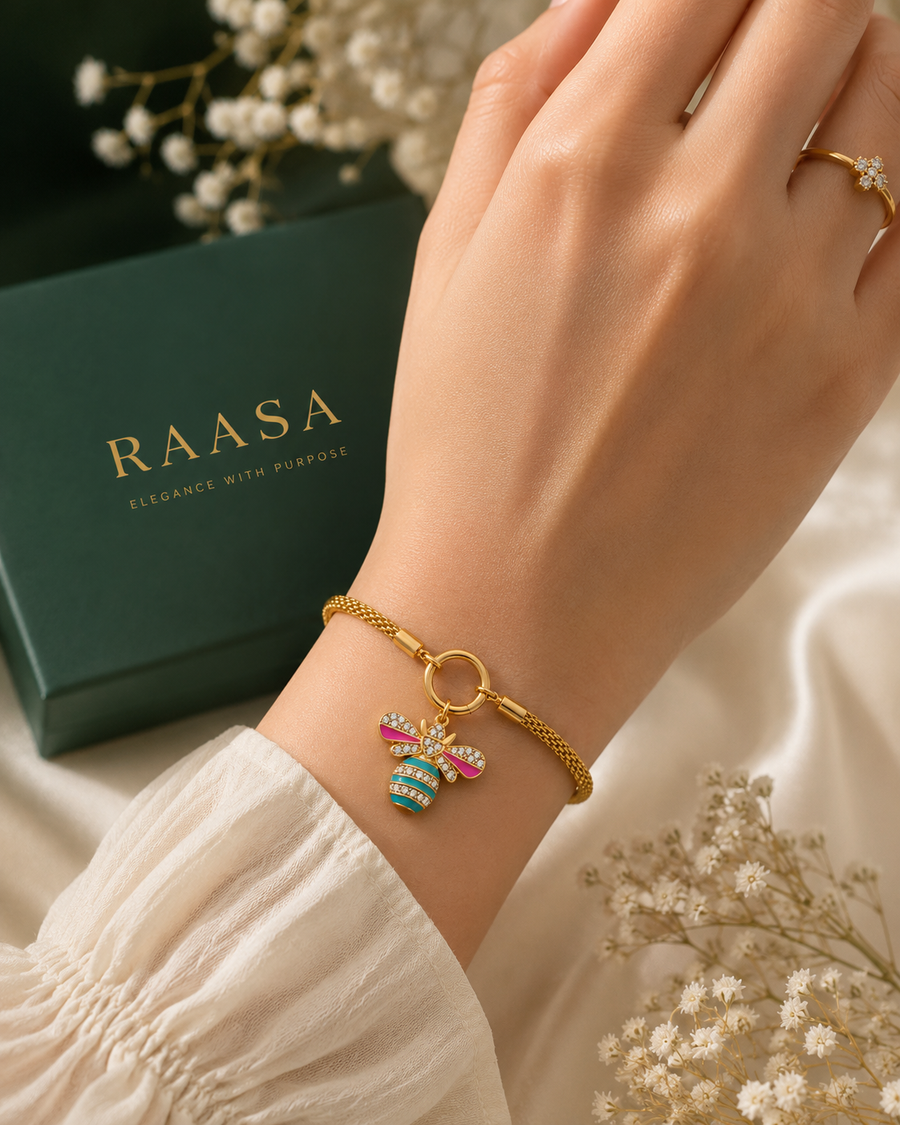 Bee Charm Bracelet