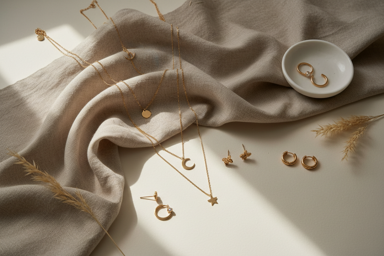 Handcrafted Linen & Jewellery